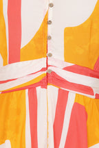 Track Print Dress