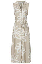 Buy Online MAIRI DRESS Alice Collins Beige sleeveless dress with Pebble floral pattern