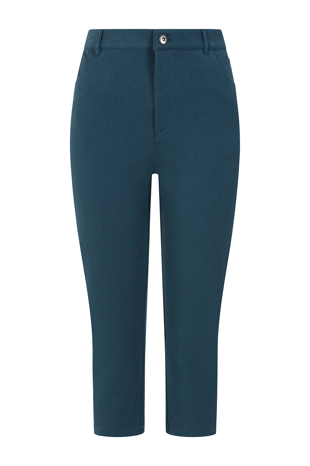 Buy Cropped Jean High Rise Online Green pants Alice Collins Teal pants