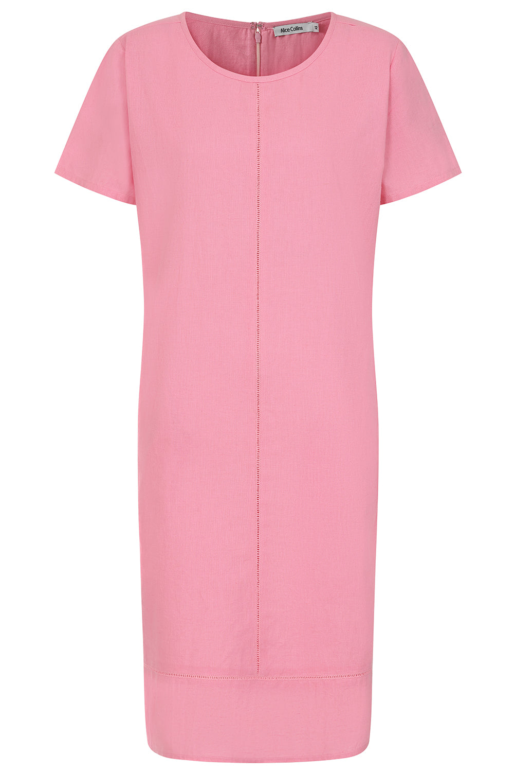 Buy Online Jenna Dress Alice Collins Pink dress on a white background