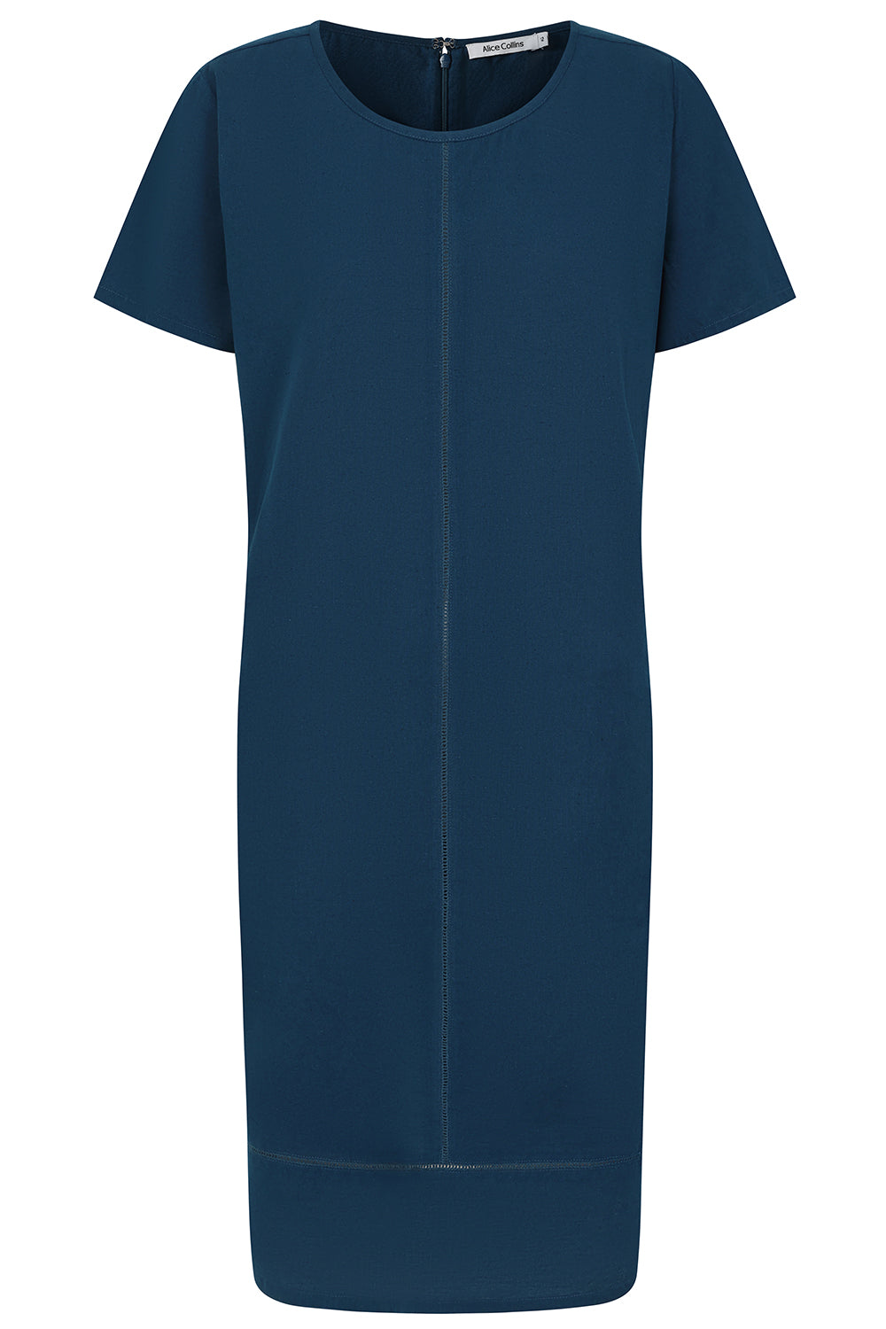 Buy Online Jenna Dress Alice Collins Blue dress on a white background