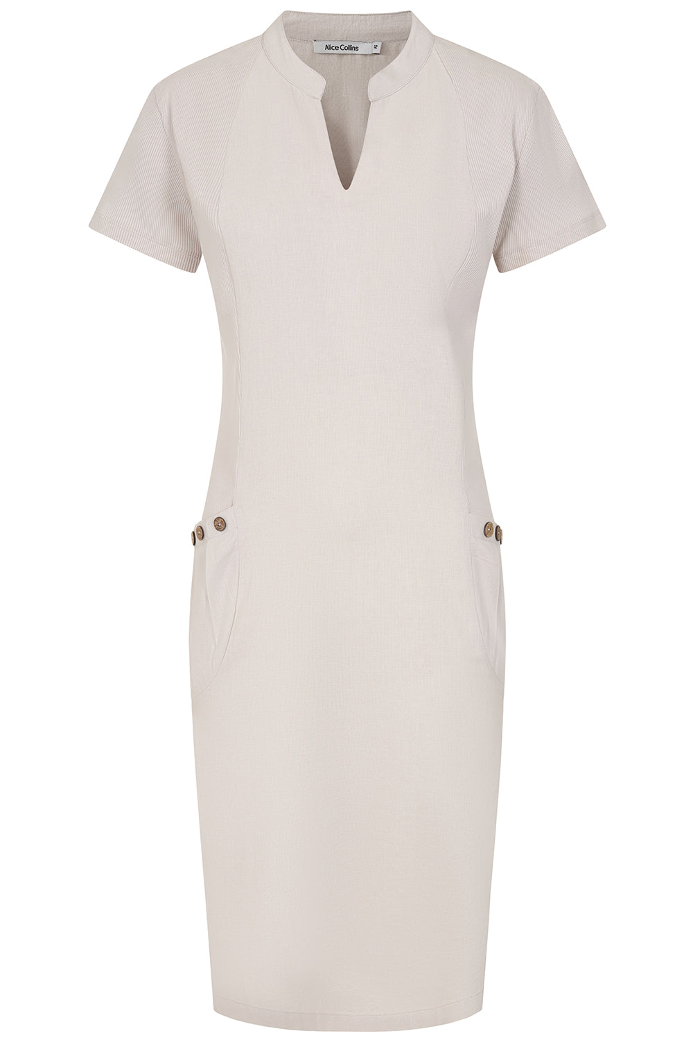 Hettie Notch Neck Dress