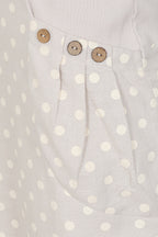 Hettie Notch Neck Dot Dress