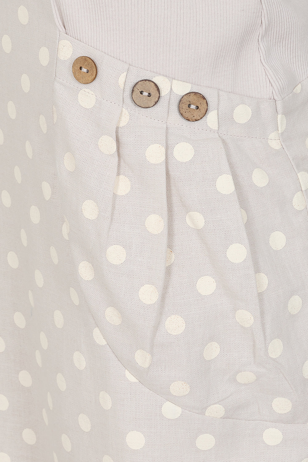 Hettie Notch Neck Dot Dress