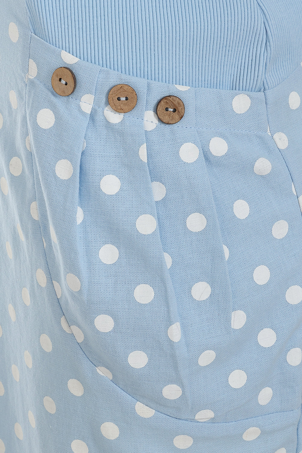 Hettie Notch Neck Dot Dress
