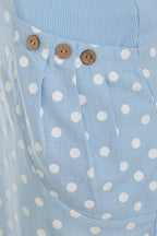 Hettie Notch Neck Dot Dress