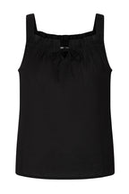 Buy Online Kata Top Alice Collins - Black tank top with thin straps on a white background