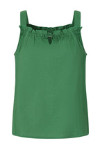 Buy Online Kata Top Alice Collins - Green tank top with thin straps on a white background