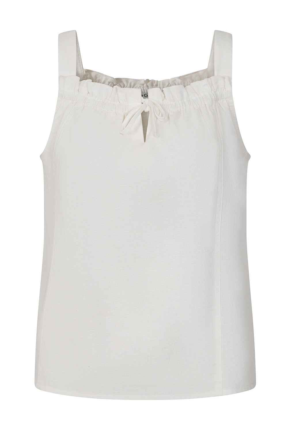 Buy Online Kata Top Alice Collins - White sleeveless top on a white background