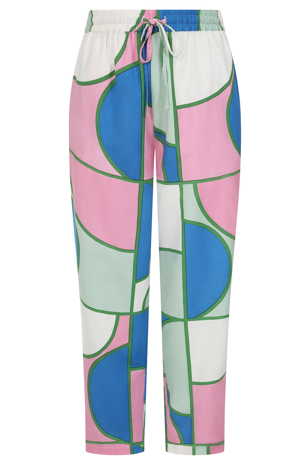 Buy Rosa Crop Trousers Online Alice Collins - Tropicana Colour
