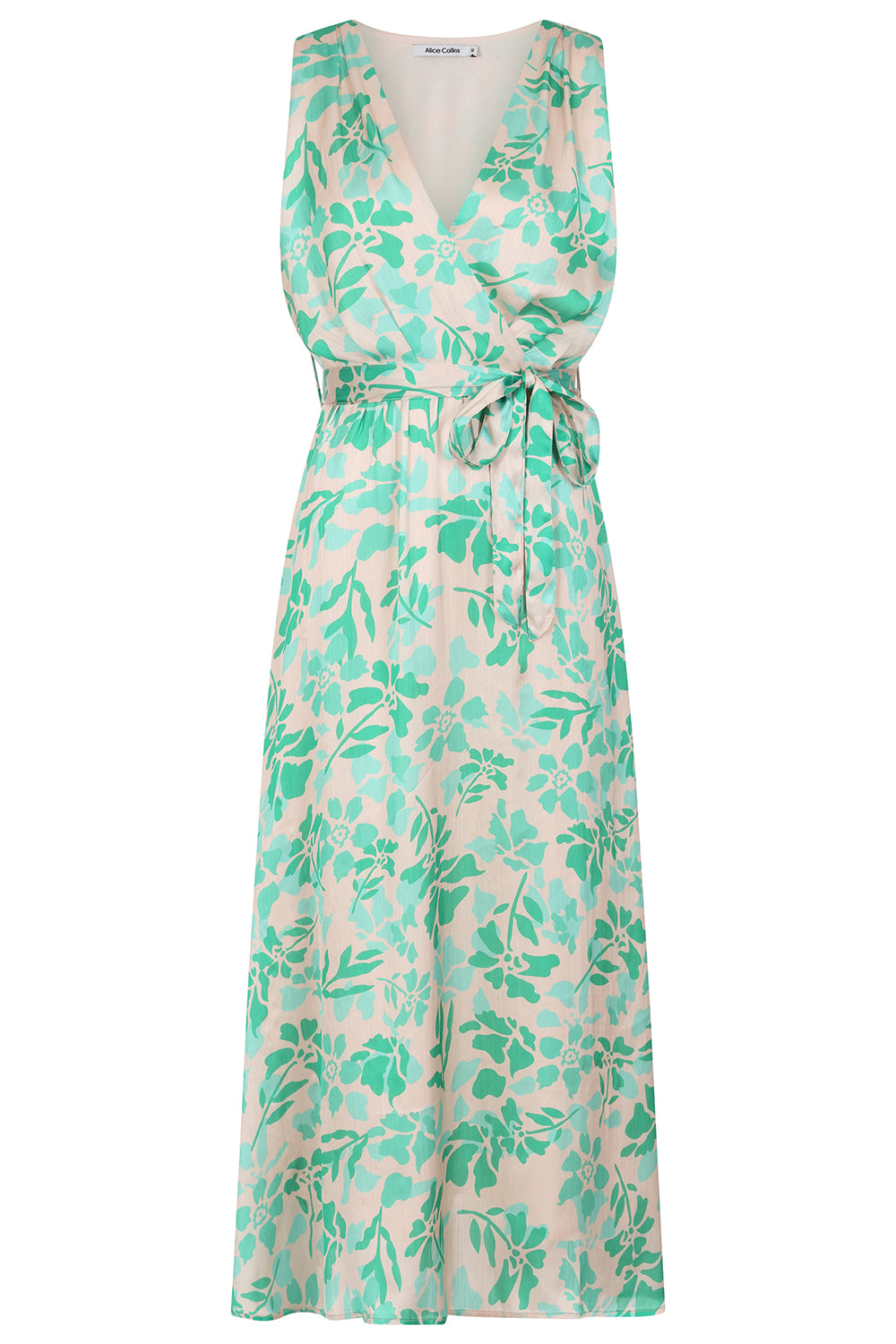 Buy Online Maya Maxi Dress Alice Collins - Floral patterned dress on a white background