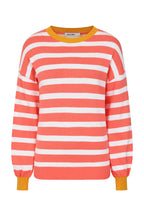Buy Online Fowey Stripe Pullover Alice Collins - Fiesta White Colour