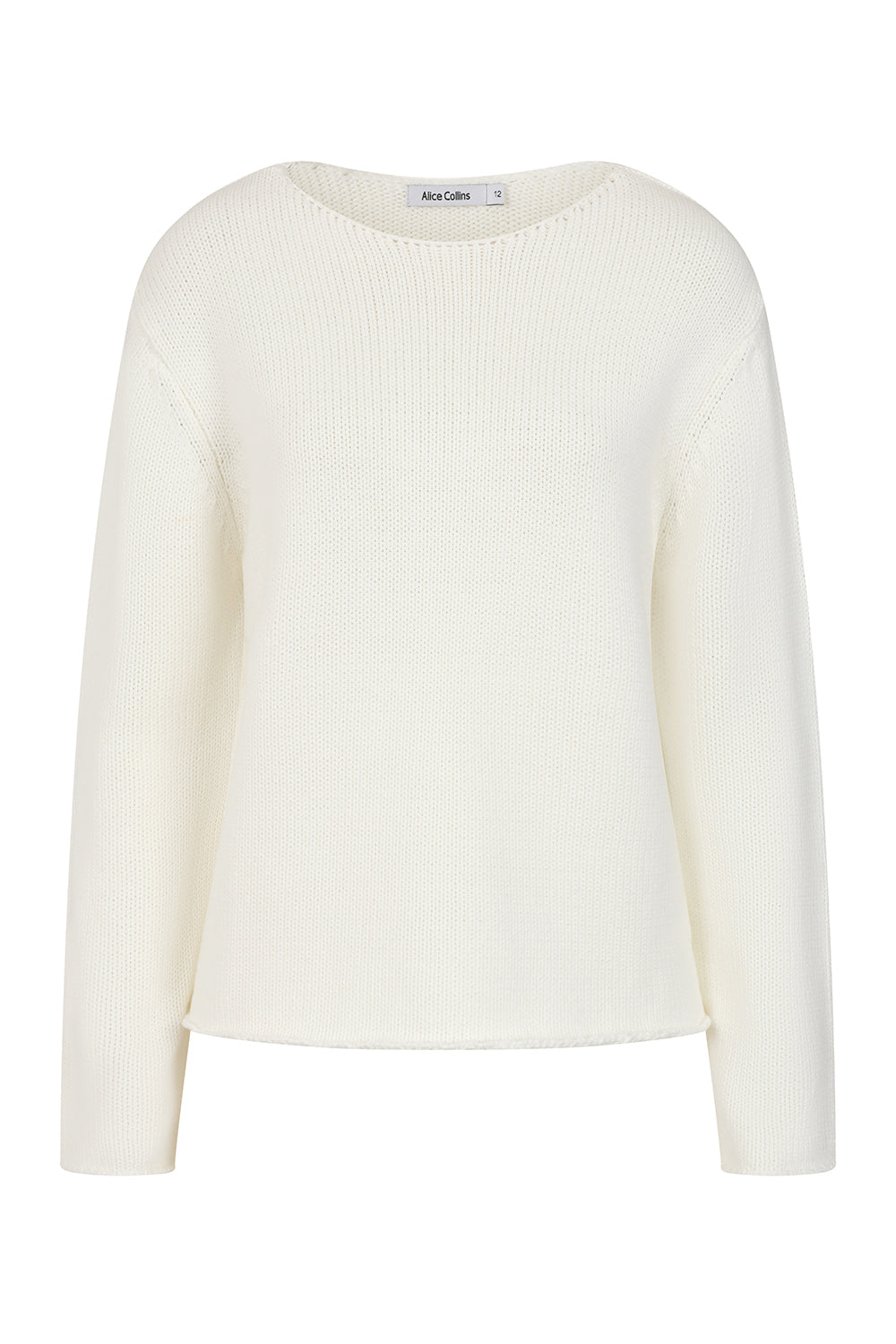 Buy Online Chica Pullover Alice Collins - White sweater on a white background