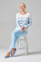 Buy Online Jemima Pullover White Sky Alice Collins