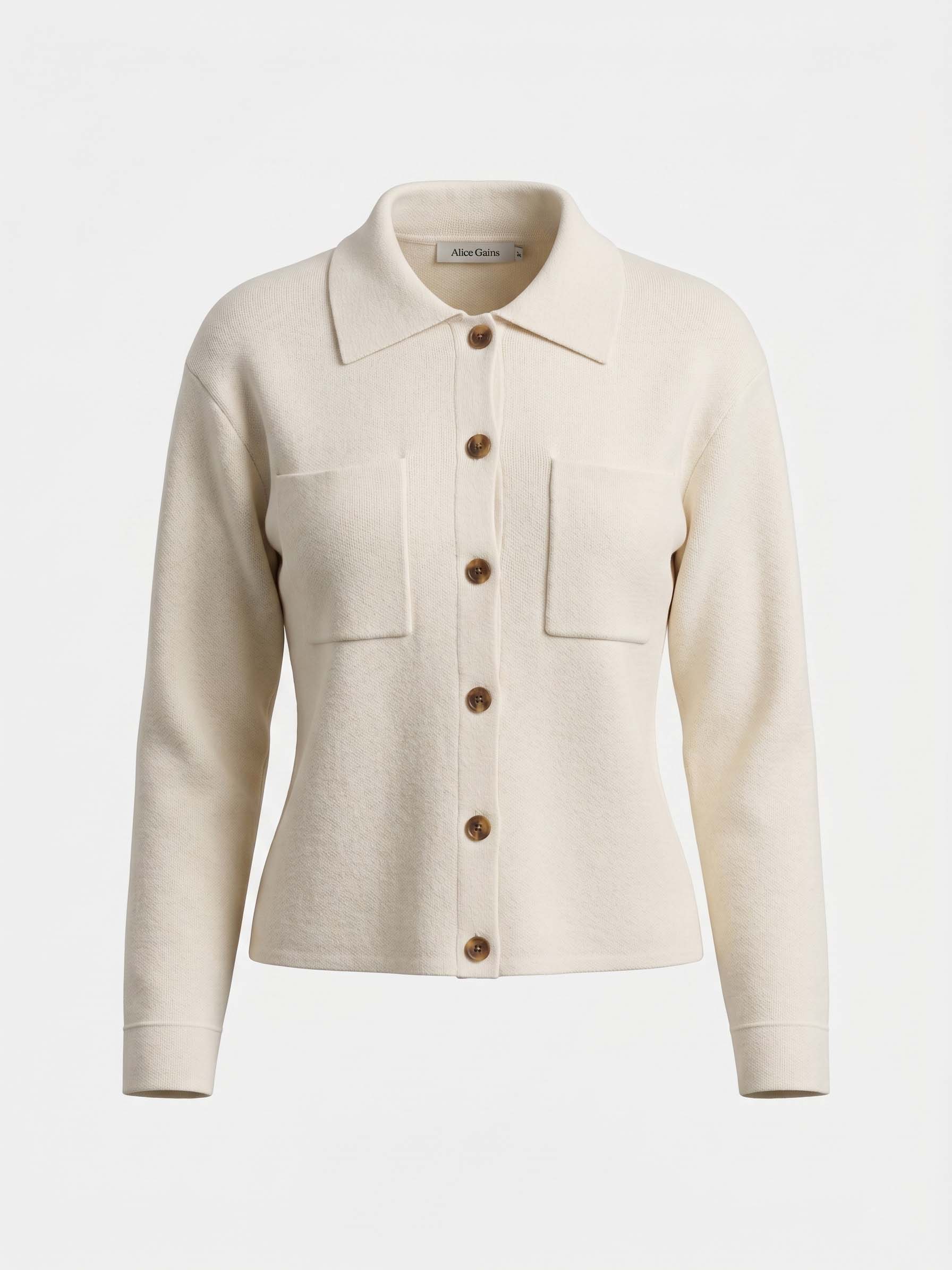 Ines 100% Wool Cardigan