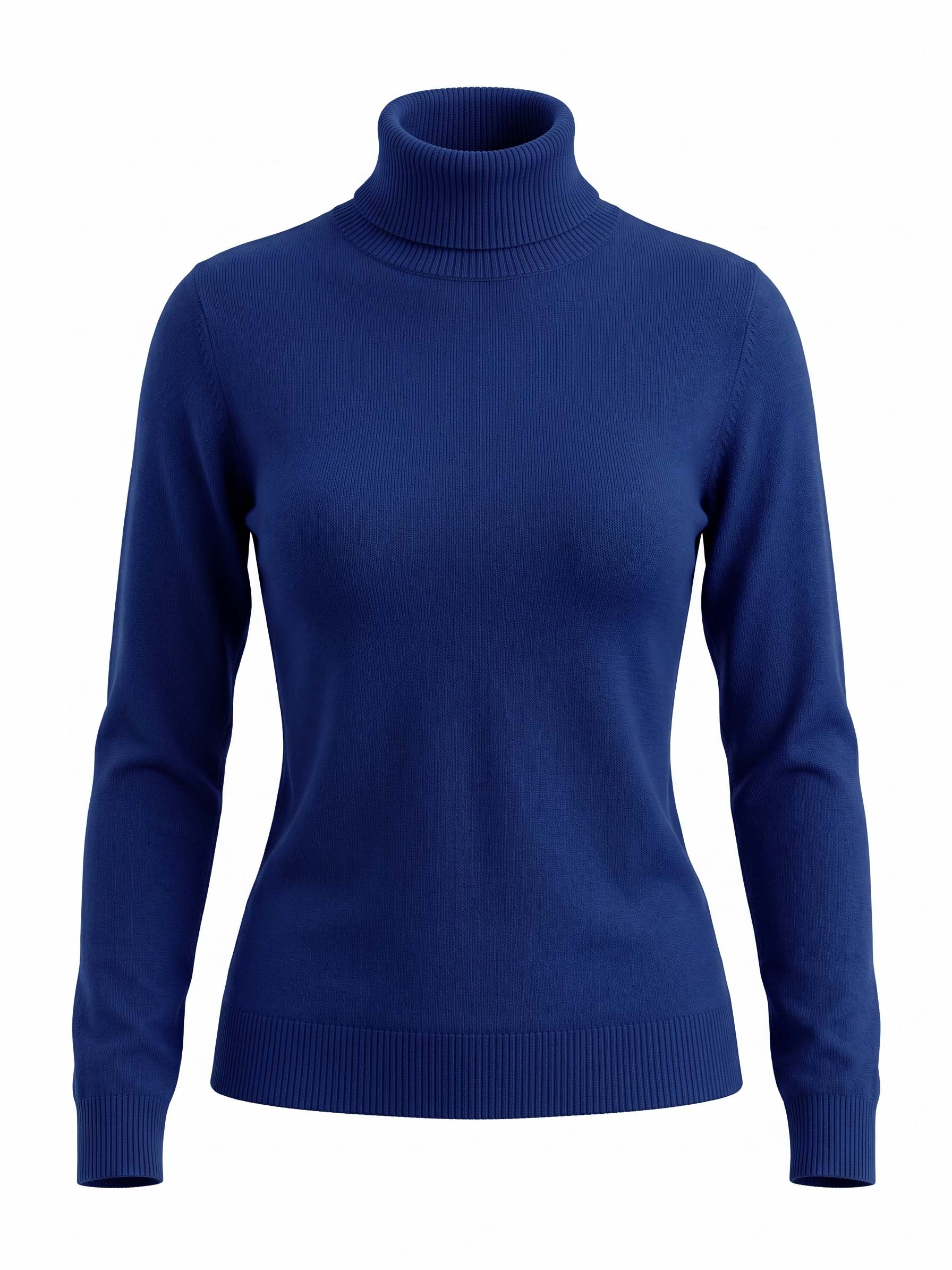 Wool Blended Cowl Neck Pullover