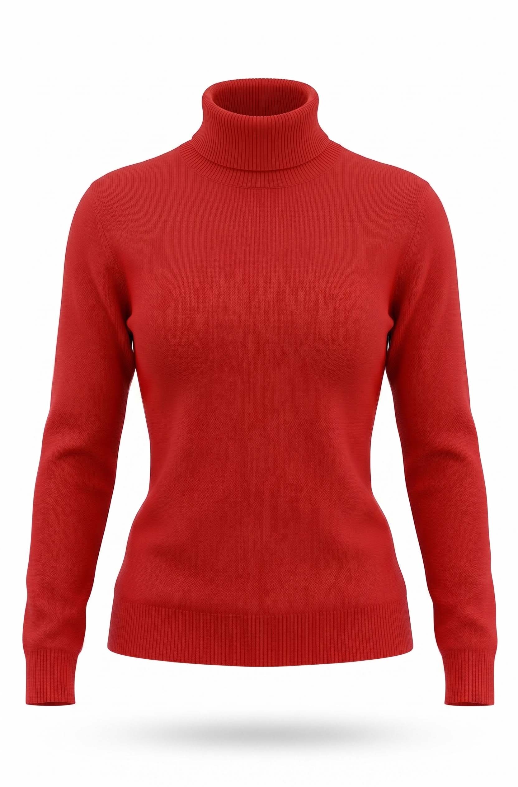 Wool Blended Cowl Neck Pullover