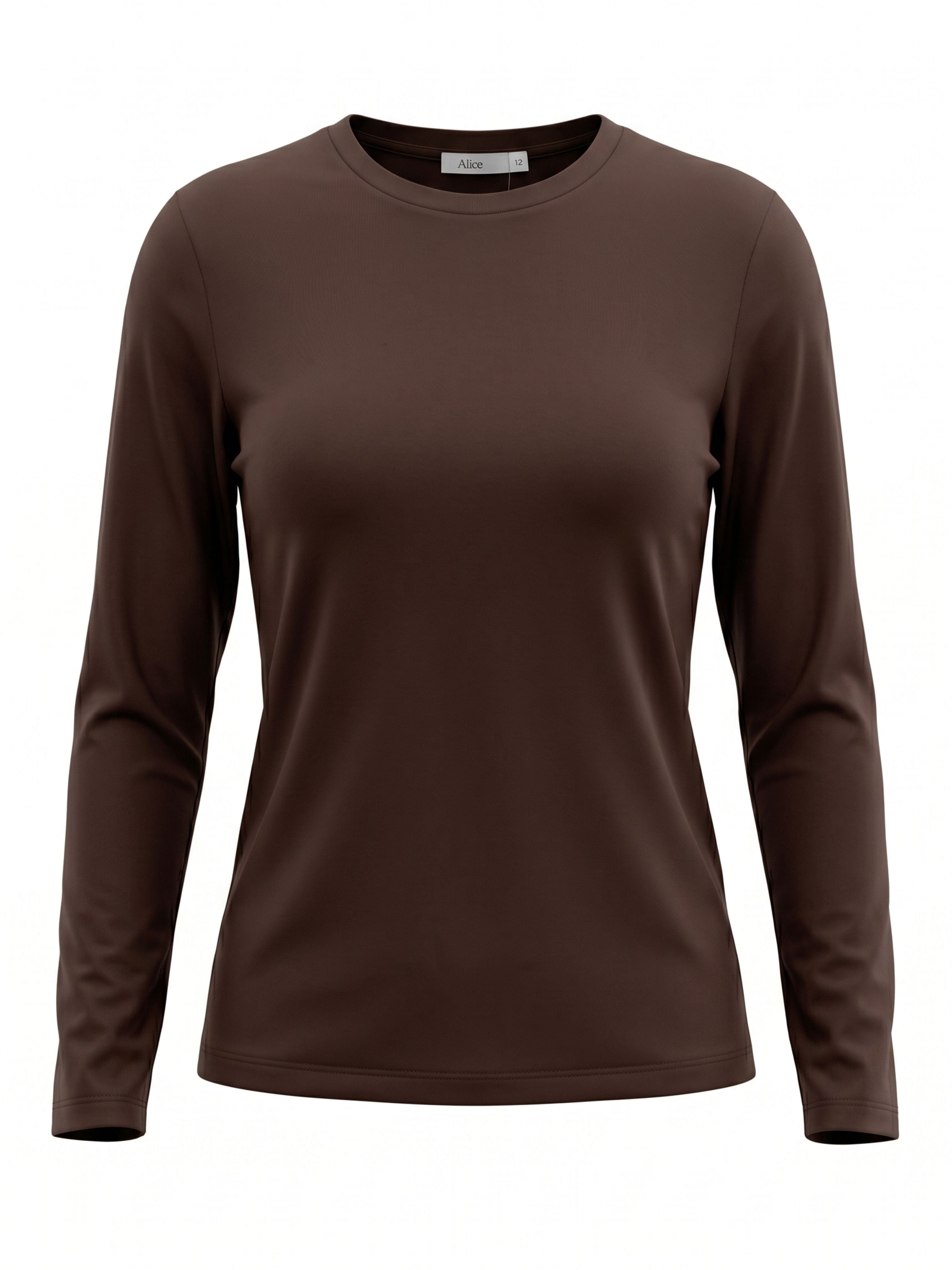 April Plain Crew Top
