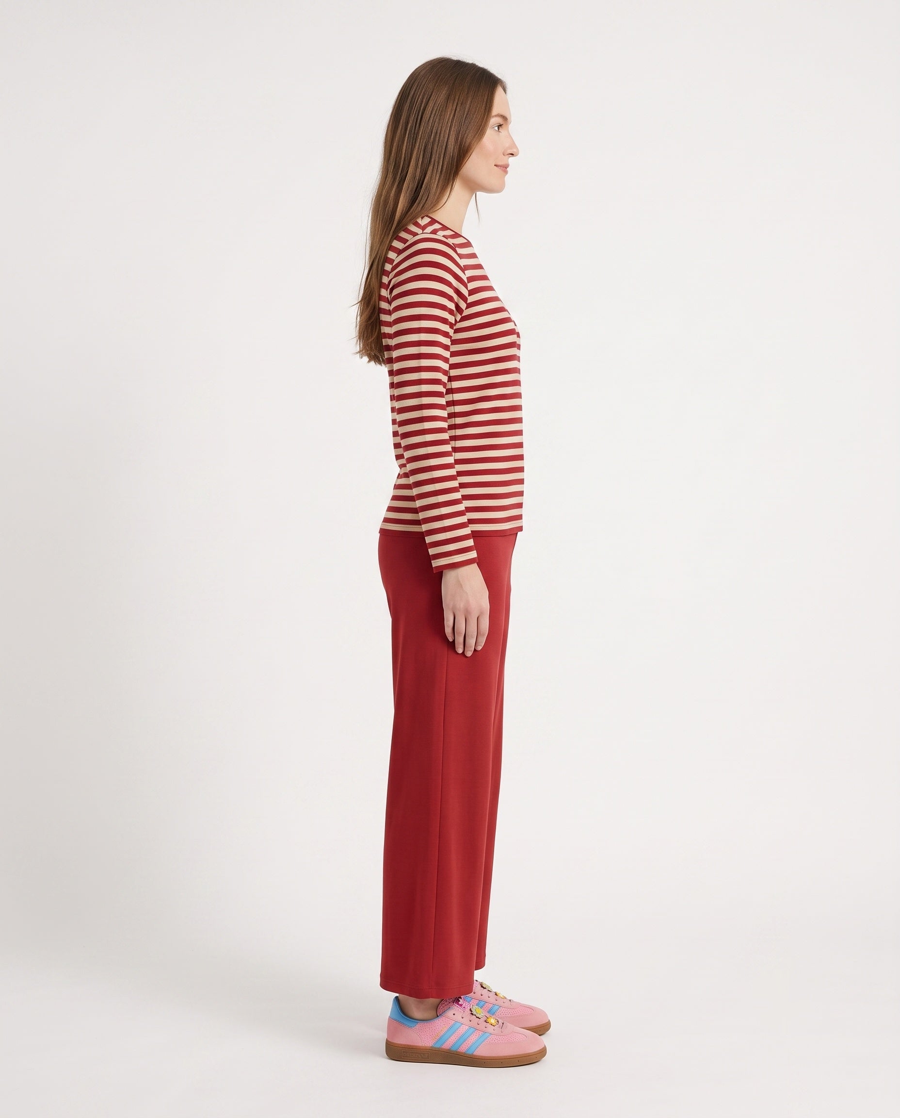 April Stripe Crew Top