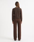 Wool Blended V Neck Pullover