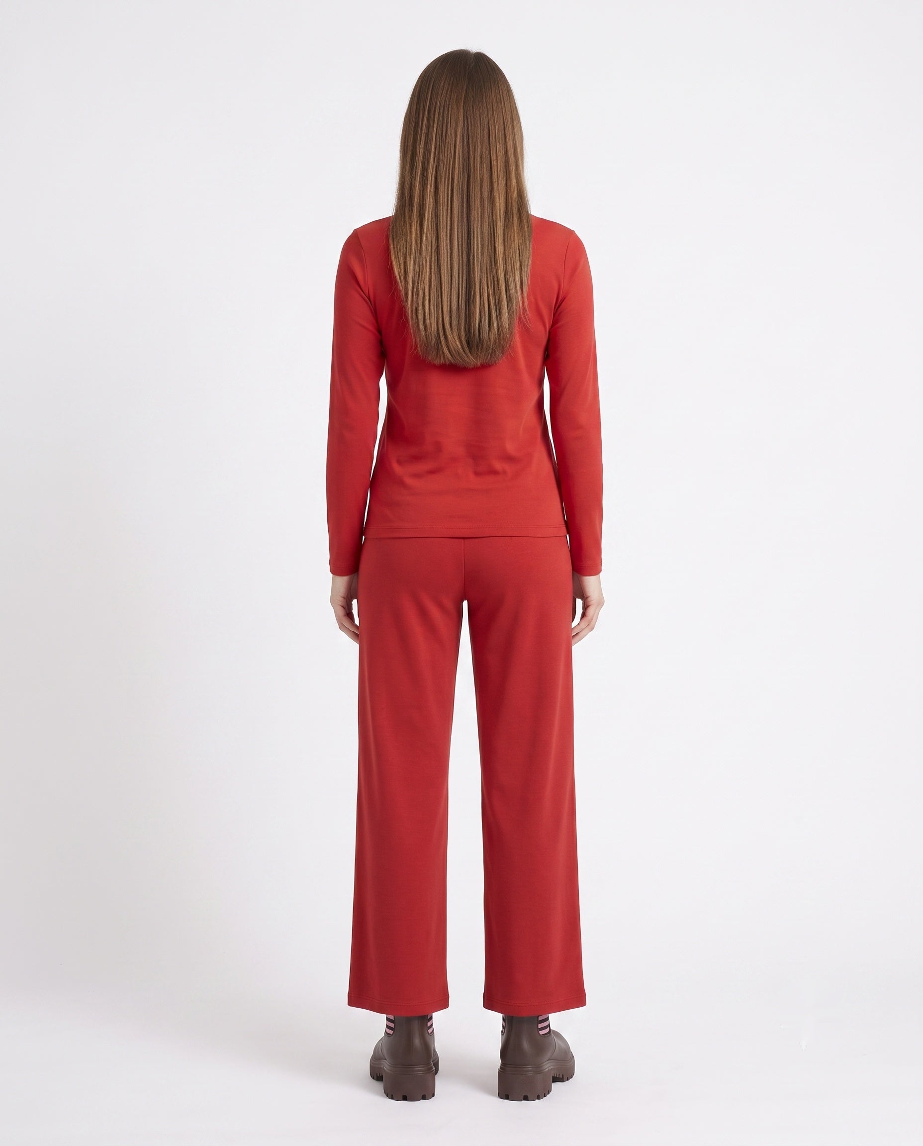 April Plain Crew Top