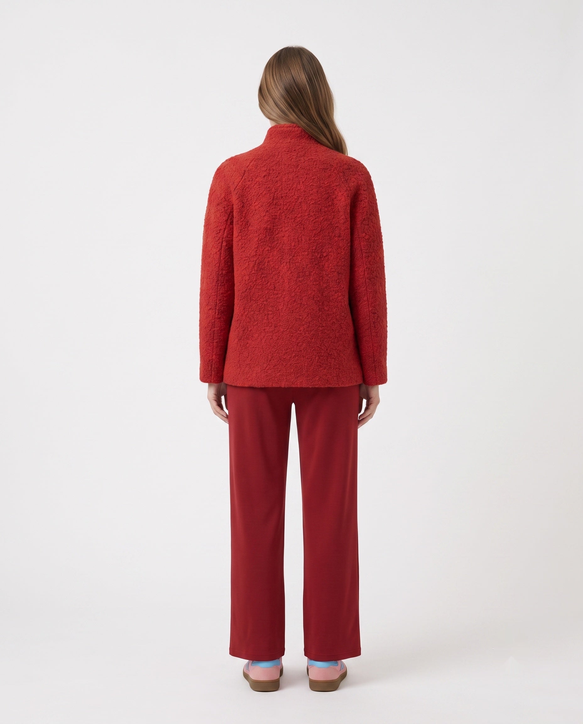 Gianna Wool Mix Wrapover Jacket