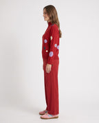 Kitty Polka Dot Pullover