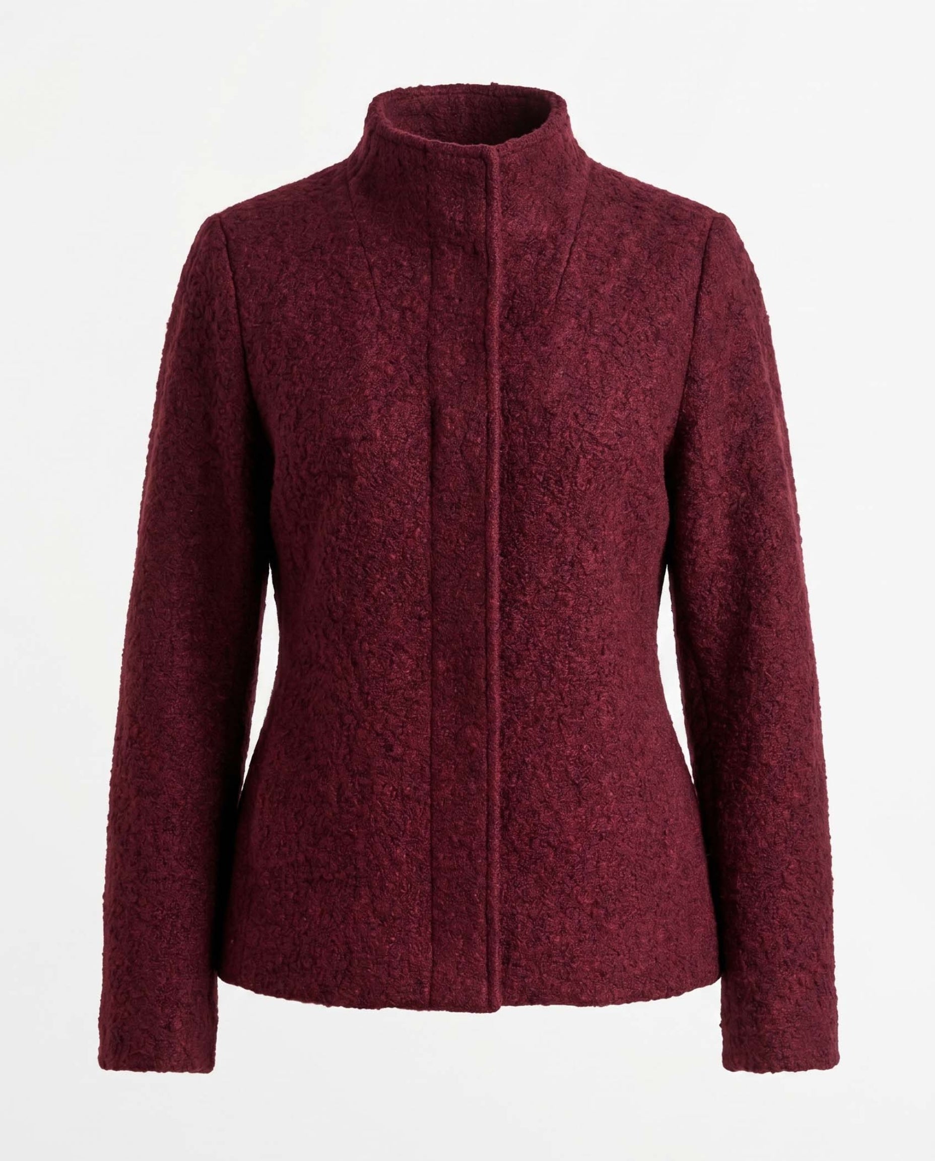 Gianna Wool Mix Wrapover Jacket