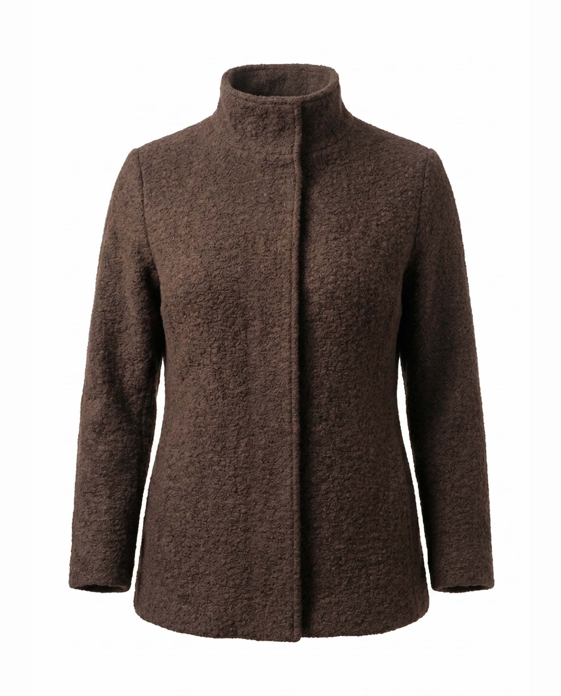 Gianna Wool Mix Wrapover Jacket