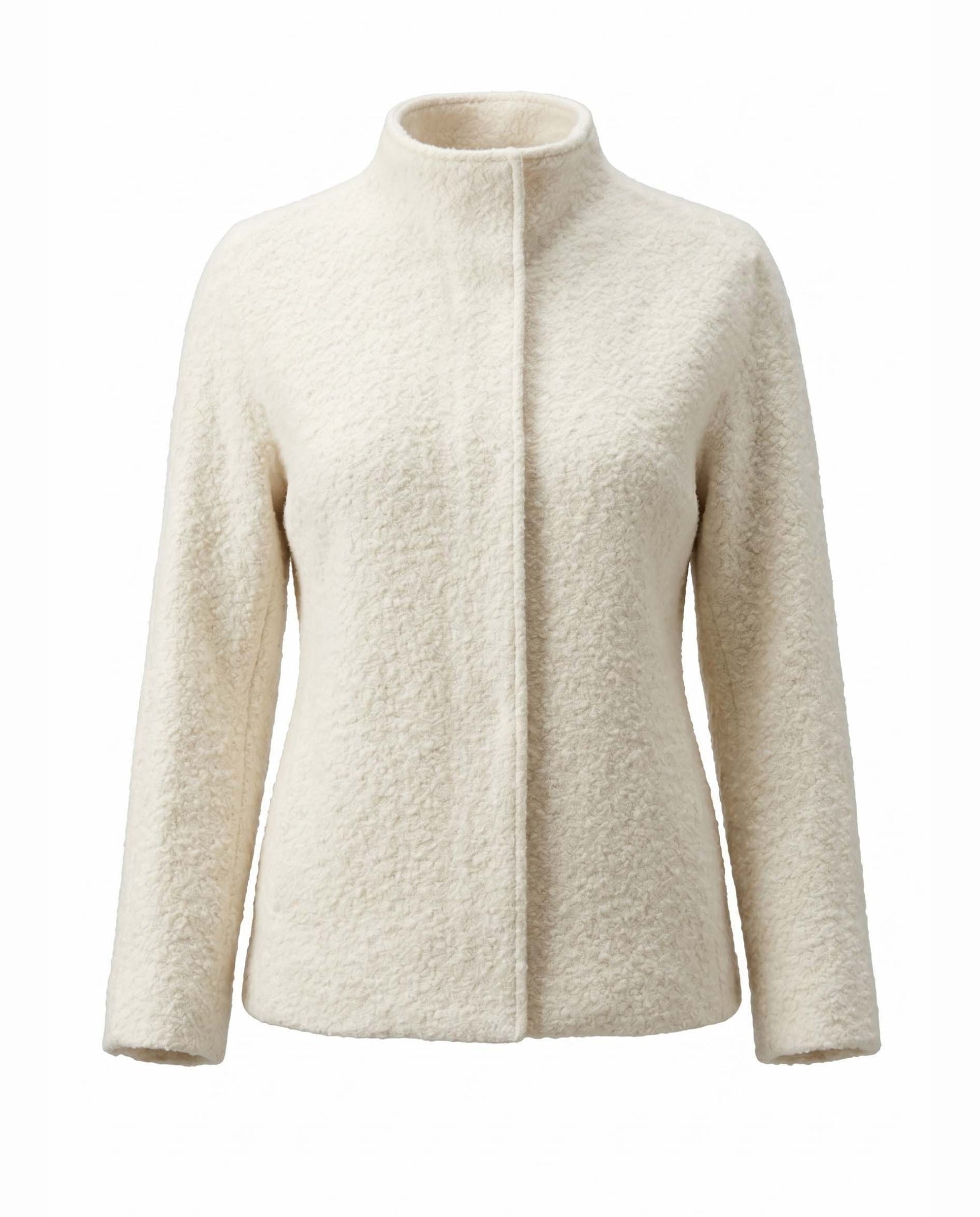 Gianna Wool Mix Wrapover Jacket