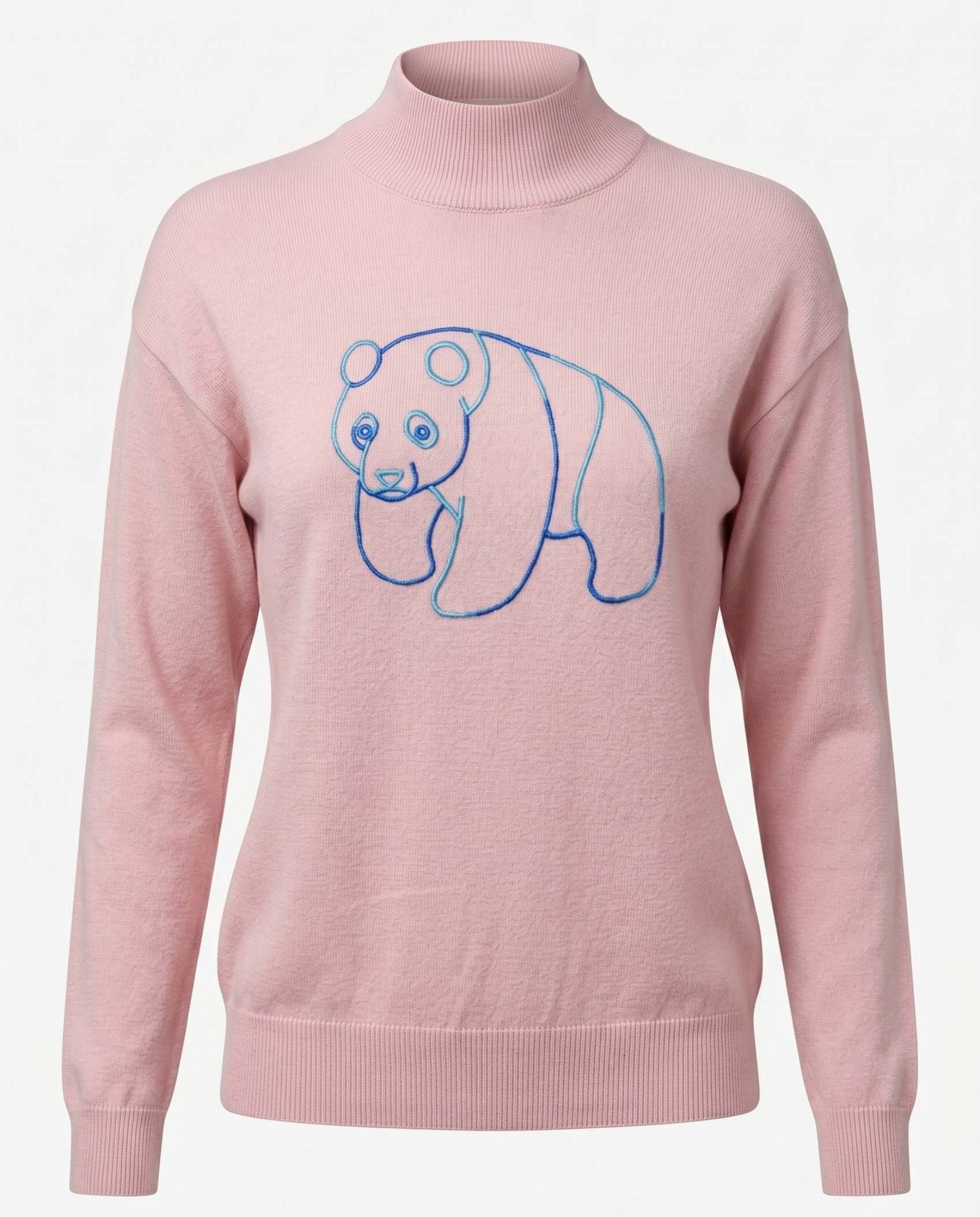 Panda Cowl Neck