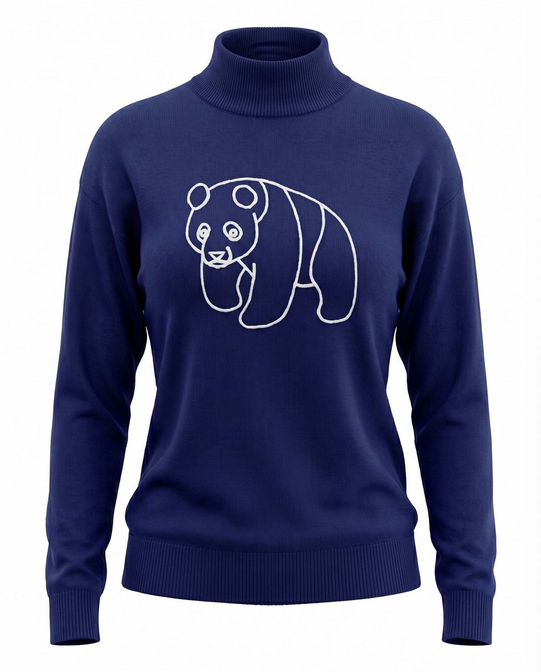 Panda Cowl Neck