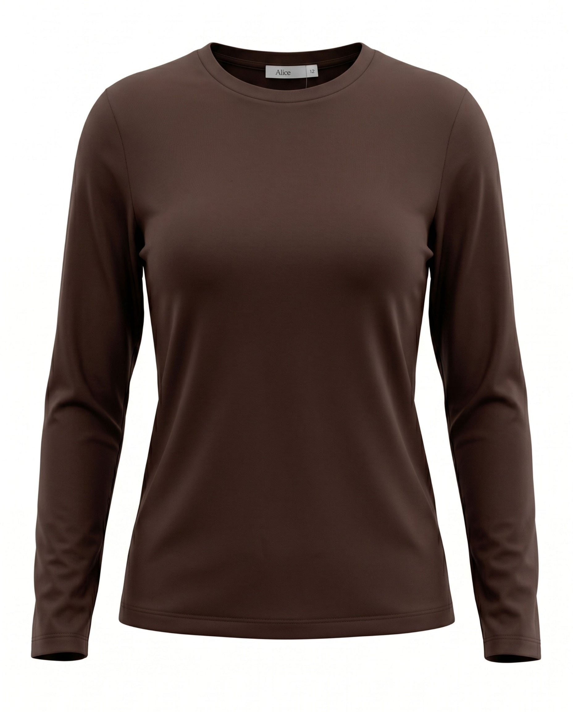 April Plain Crew Top