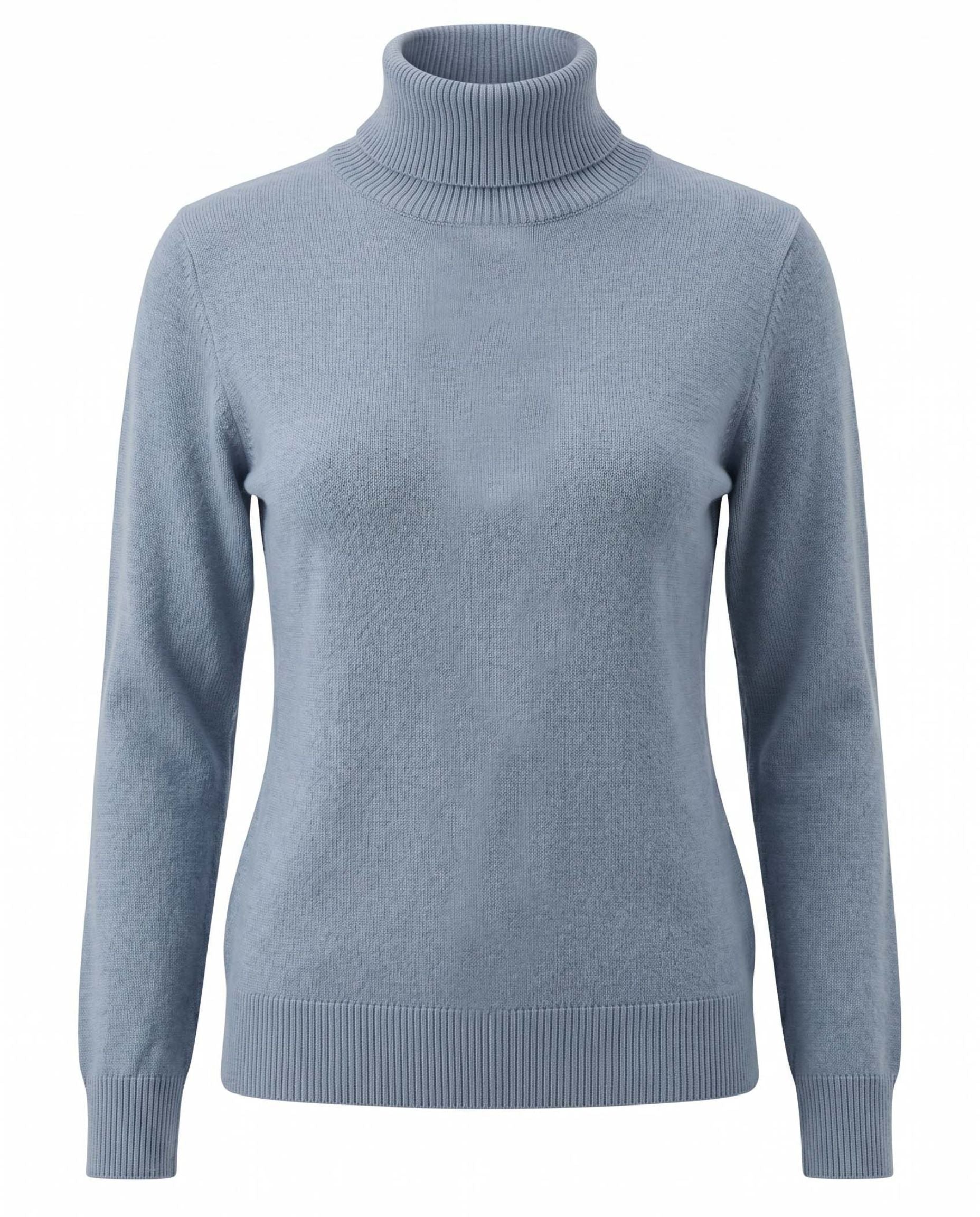 Wool Blended Cowl Neck Pullover