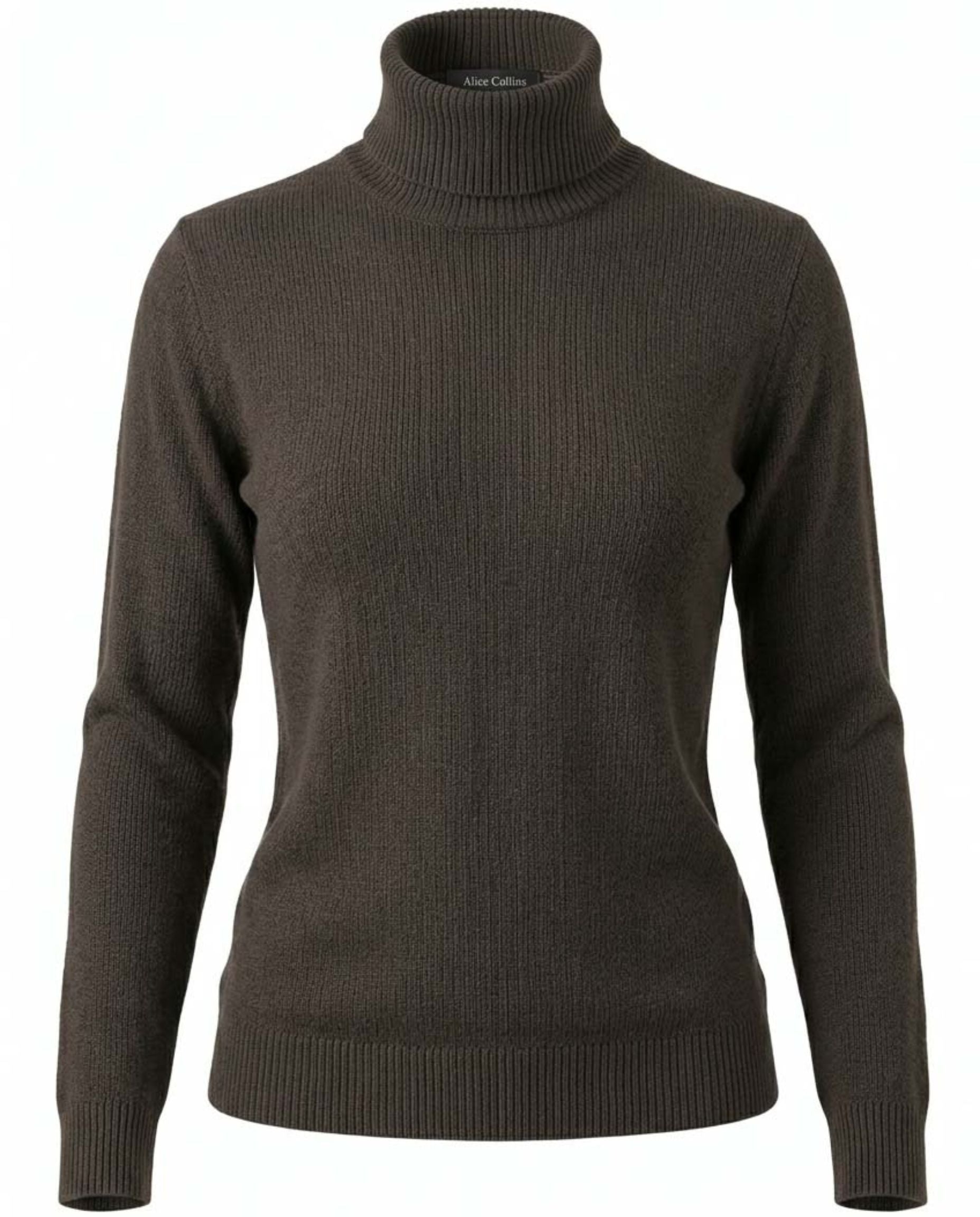 Wool Blended Cowl Neck Pullover