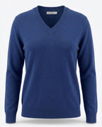 Wool Blended V Neck Pullover